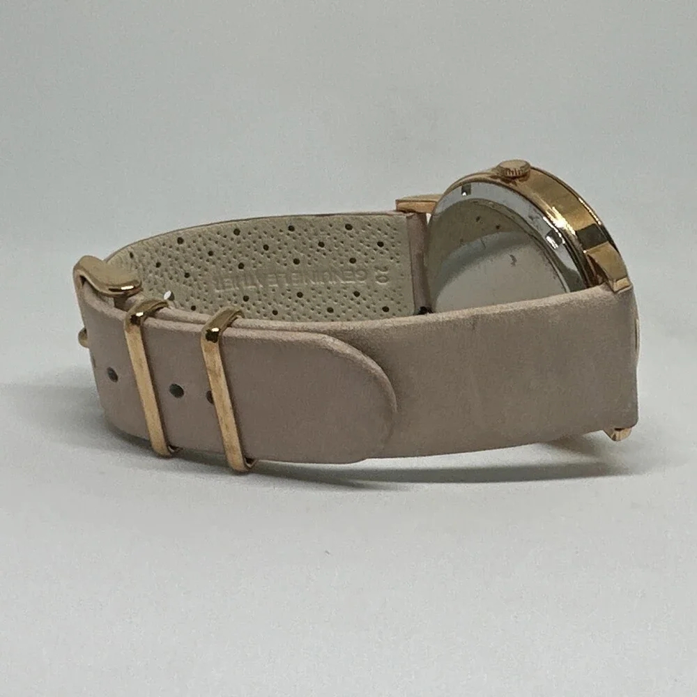 Fossil ES3991 Women Leather Stainless Steel Analog Dial Quartz Wristwatch HME741
